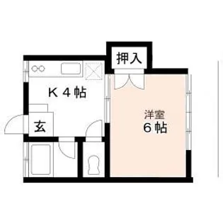 サンライトコーポ【205号室】の間取り