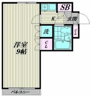 アザレアハイツ【2階】の間取り