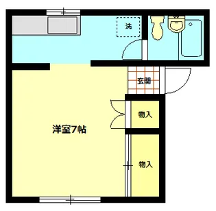 メゾン平野【1階】の間取り