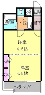 エスト葵南【4A号室】の間取り