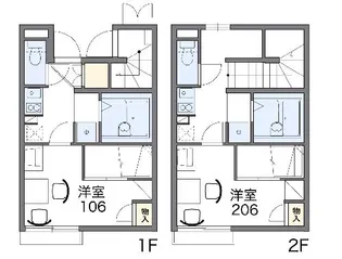 レオパレスJ【103号室】の間取り