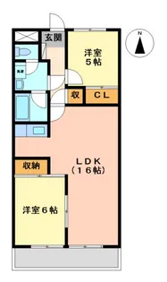 レジデンス鶴里【00403号室】の間取り