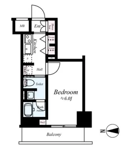 ラフィスタ大師前Ⅲ【502号室号室】の間取り