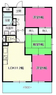 エスポワール【2階】の間取り