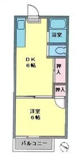 K ヴィレッジ【102号室】の間取り