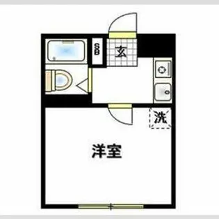 ビューハイツ宮原【2階】の間取り