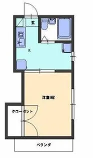 ミナトハイツ 第1【1階】の間取り