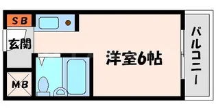 ヴィラ守口【7階】の間取り