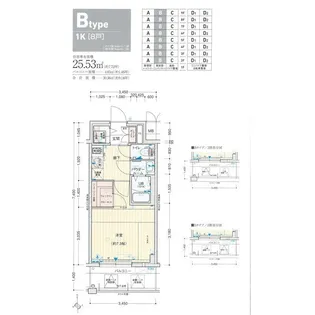 アドバンス江坂東コンフィ【6階】の間取り