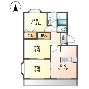 Wood Hills A棟【2階】の間取り