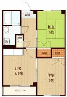 レナジア大宮【2階】の間取り