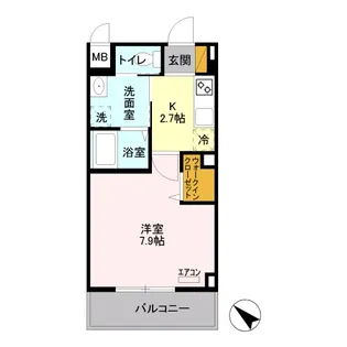 Espoir【3階】の間取り