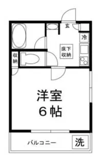 エクセレントフラッツ戸越公園【1階】の間取り