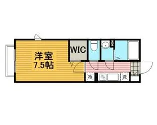 ヴィクトワール【1階】の間取り