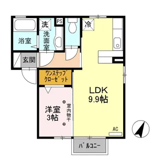 ウィット-S. C【2階】の間取り