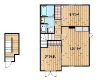 グラスアリーバC棟【2階】の間取り