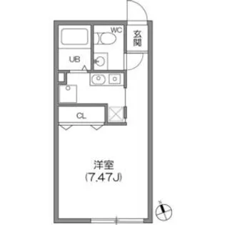 ZESTY神楽坂Ⅰ【4階】の間取り