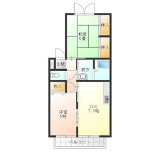 アルト・ピーノ【1階】の間取り