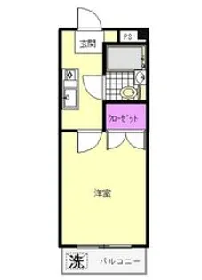 シャンプル井上【3階】の間取り