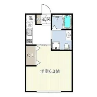 ハーモニーフラッツ不動前【3階】の間取り