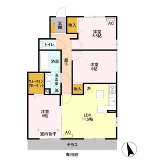 WIT 古河【1階】の間取り