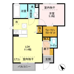 パストラル 2【1階】の間取り