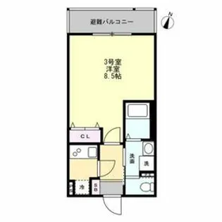 アーデルハイド【303号室】の間取り