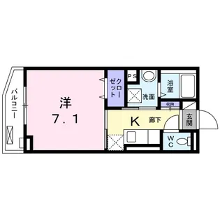 Forest成増【104号室】の間取り