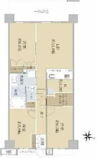 ルネコンフォ−トレジデンス【907号室】の間取り