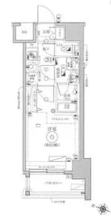 Le’aGRANDE横濱戸部【8階】の間取り