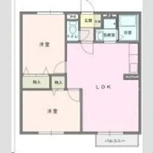 フォレストパークⅡ【2階】の間取り