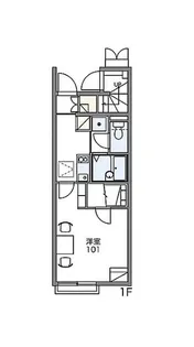 レオネクストミーハウス【101号室】の間取り