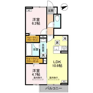 リンクベース2【1階】の間取り