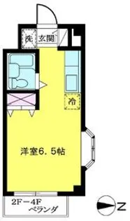 エステートピアⅢモリタ【3階】の間取り