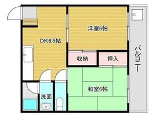 メゾンとおる【2階】の間取り