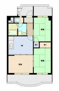 豊西マンション【303号室】の間取り