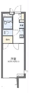 レオパレスヴァンルミエール【2階】の間取り