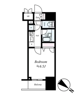 東京 蒲田 Square Tower【205号室号室】の間取り