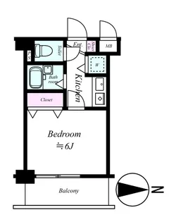ロイヤルガーデン哲学堂【404号室号室】の間取り