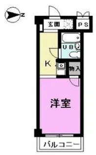 ビューメゾン・フカツ【2階】の間取り