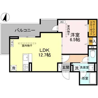 TORISIAS ゆいの杜6丁目 B棟【2階】の間取り