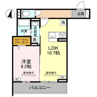 TORISIAS ゆいの杜6丁目 B棟【3階】の間取り