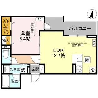 TORISIAS ゆいの杜6丁目 C棟【1階】の間取り