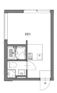 trias白金台【1階】の間取り