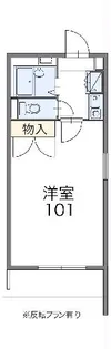 レオパレスGRAND CHARIOT【204号室】の間取り