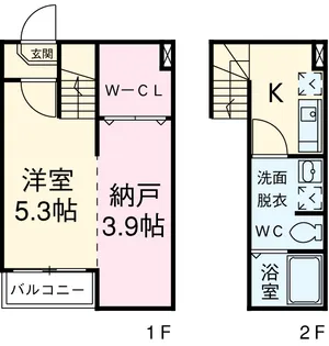 エメテラス【2階】の間取り