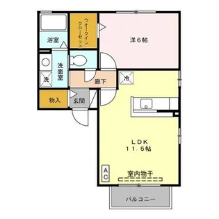 コンフォール【2階】の間取り