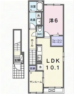 サニーフラットⅢ【2階】の間取り