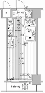 グランド・ガーラ横濱万世町【3階】の間取り