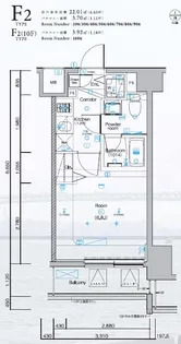 SYNEX 横濱阪東橋Ⅱ【8階】の間取り